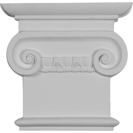 Ekena Millwork 8 1/4"W x 7 7/8"H Classic Ionic Capital (Fits Pilasters up to 5 3/4"W x 5/8"D) CAP08X07X02CL